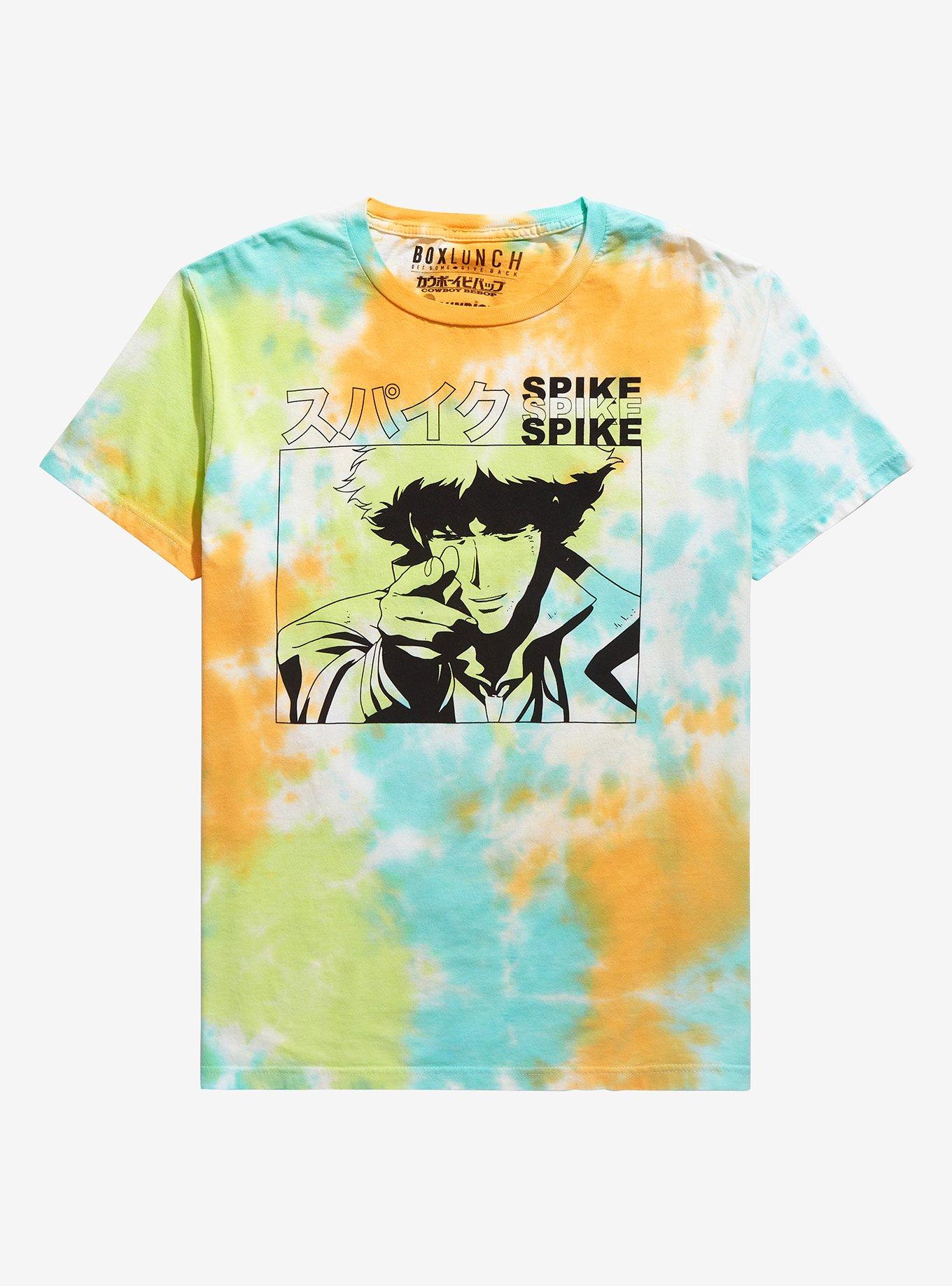 Cowboy Bebop Spike Spiegel Character Panel Tie-Dye T-Shirt - BoxLunch  Exclusive | BoxLunch