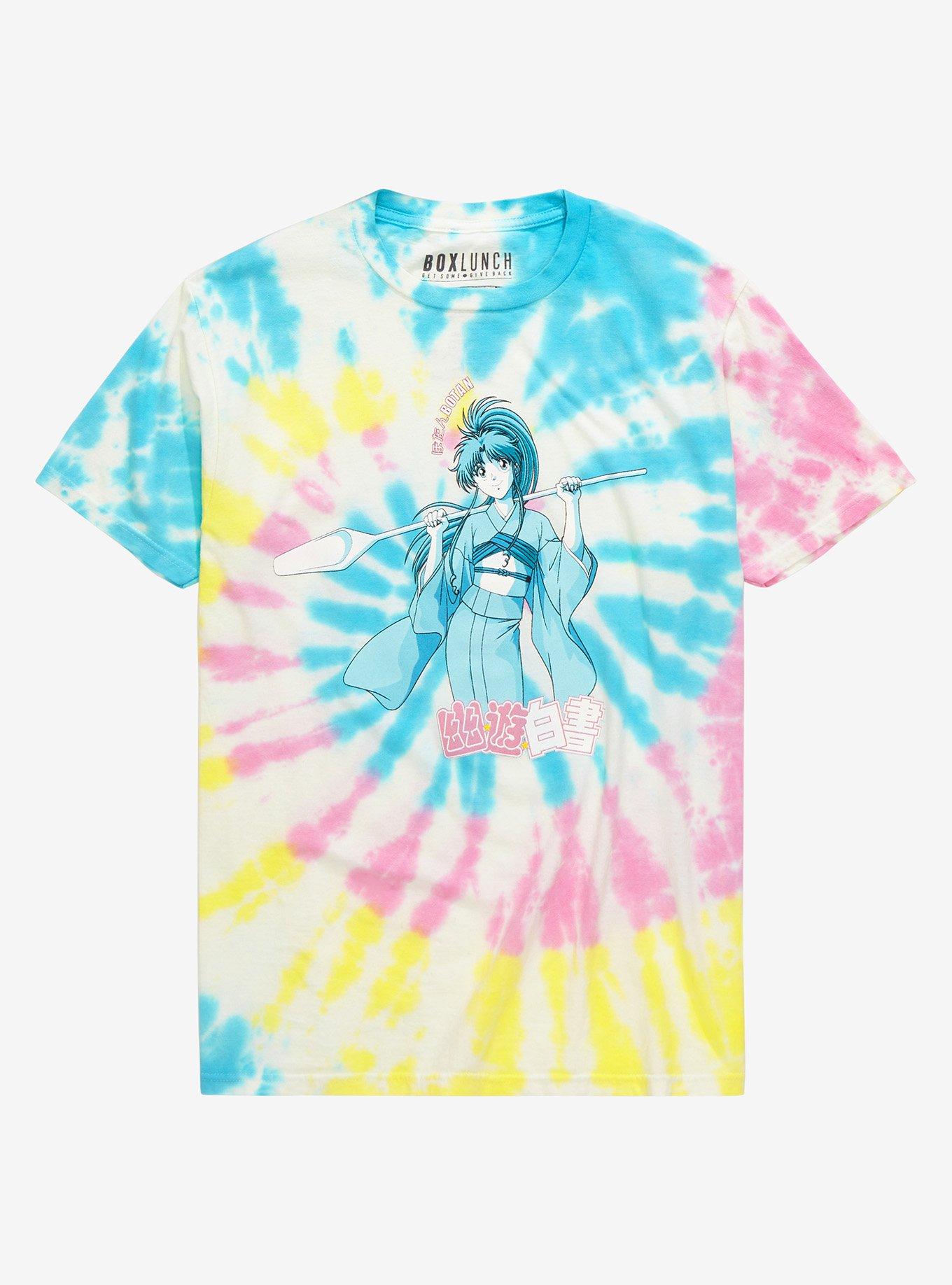 YuYu Hakusho Botan Portrait Tie-Dye T-Shirt - BoxLunch Exclusive, MULTI, hi-res