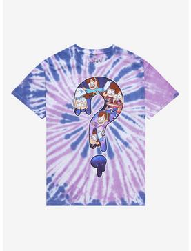 Disney Gravity Falls Dipper & Mabel Question Mark Tie-Dye T-Shirt - BoxLunch Exclusive, , hi-res