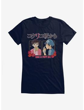 Studio Ghibli From Up On Poppy Hill Snacks Girls T-Shirt, NAVY, hi-res