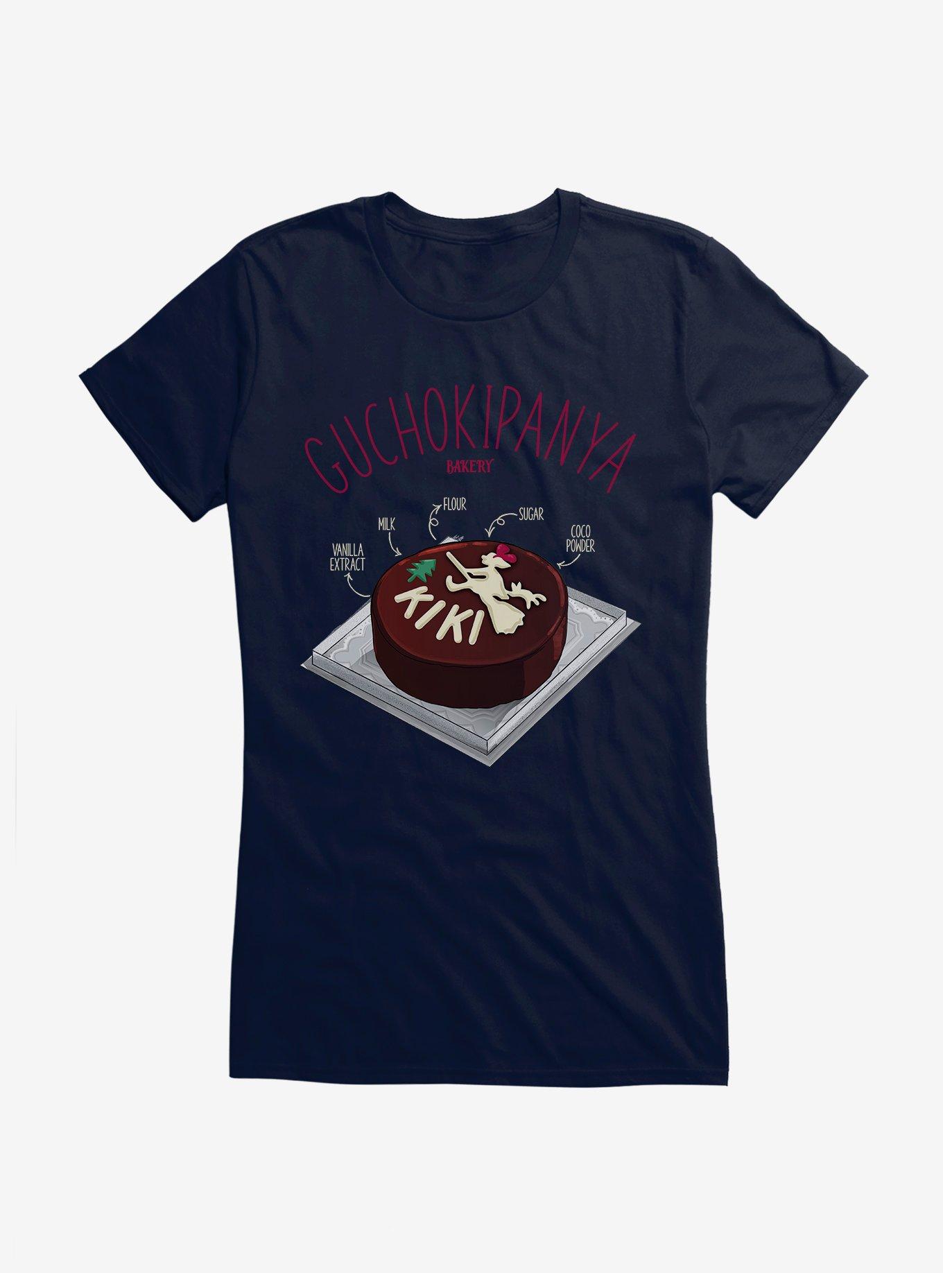 Studio Ghibli Kiki's Delivery Service Guchokipanya Bakery Coco Cake Ingredients Girls T-Shirt, , hi-res