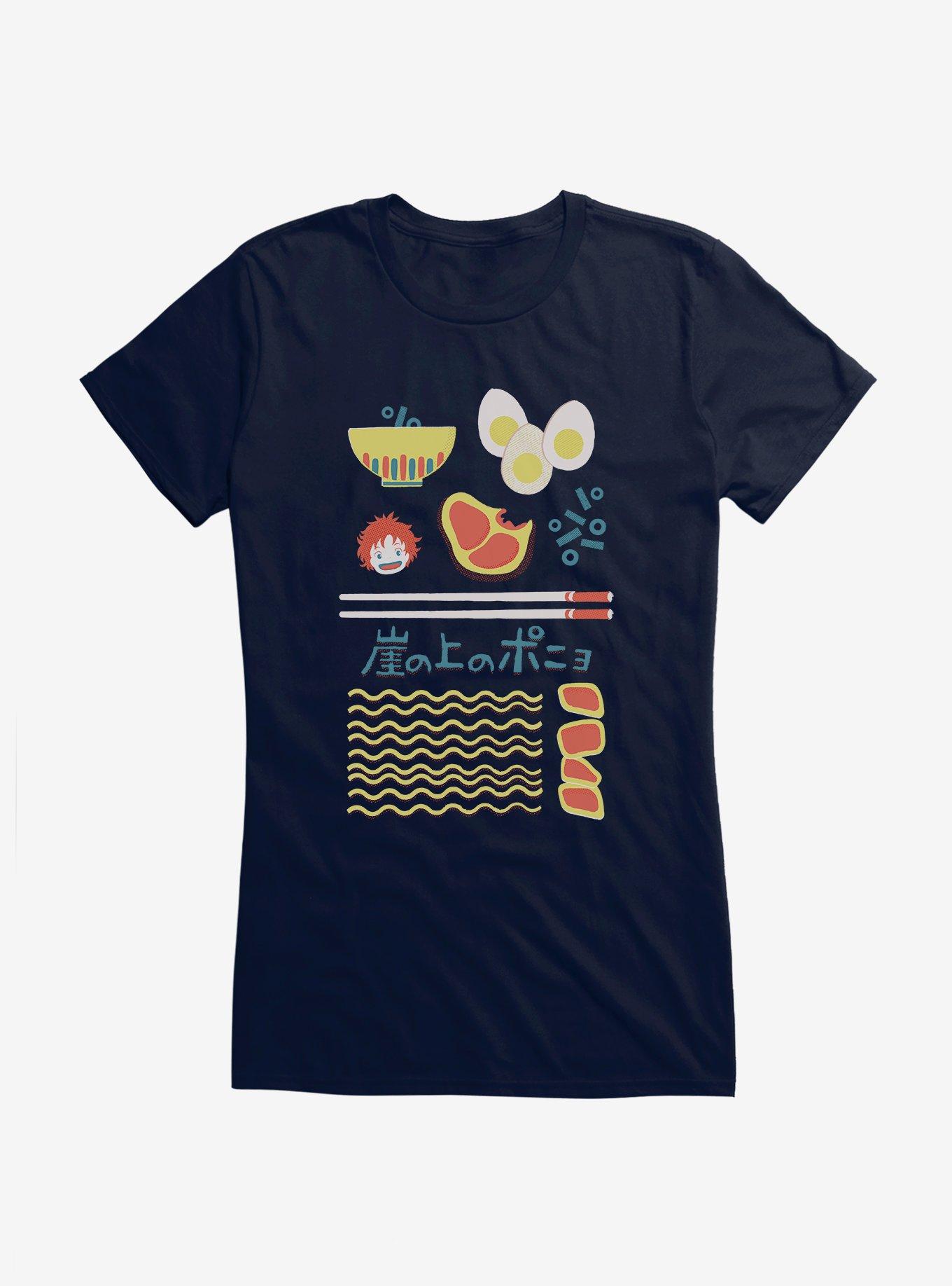 Studio Ghibli Ponyo Ramen Essentials Girls T-Shirt, , hi-res