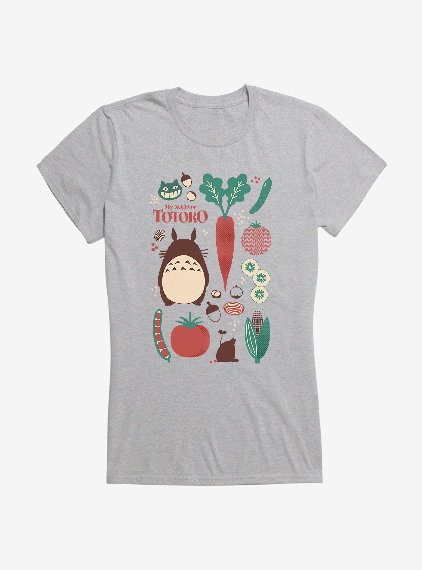 Studio Ghibli My Neighbor Totoro Food Collection Girls T-Shirt, HEATHER, hi-res