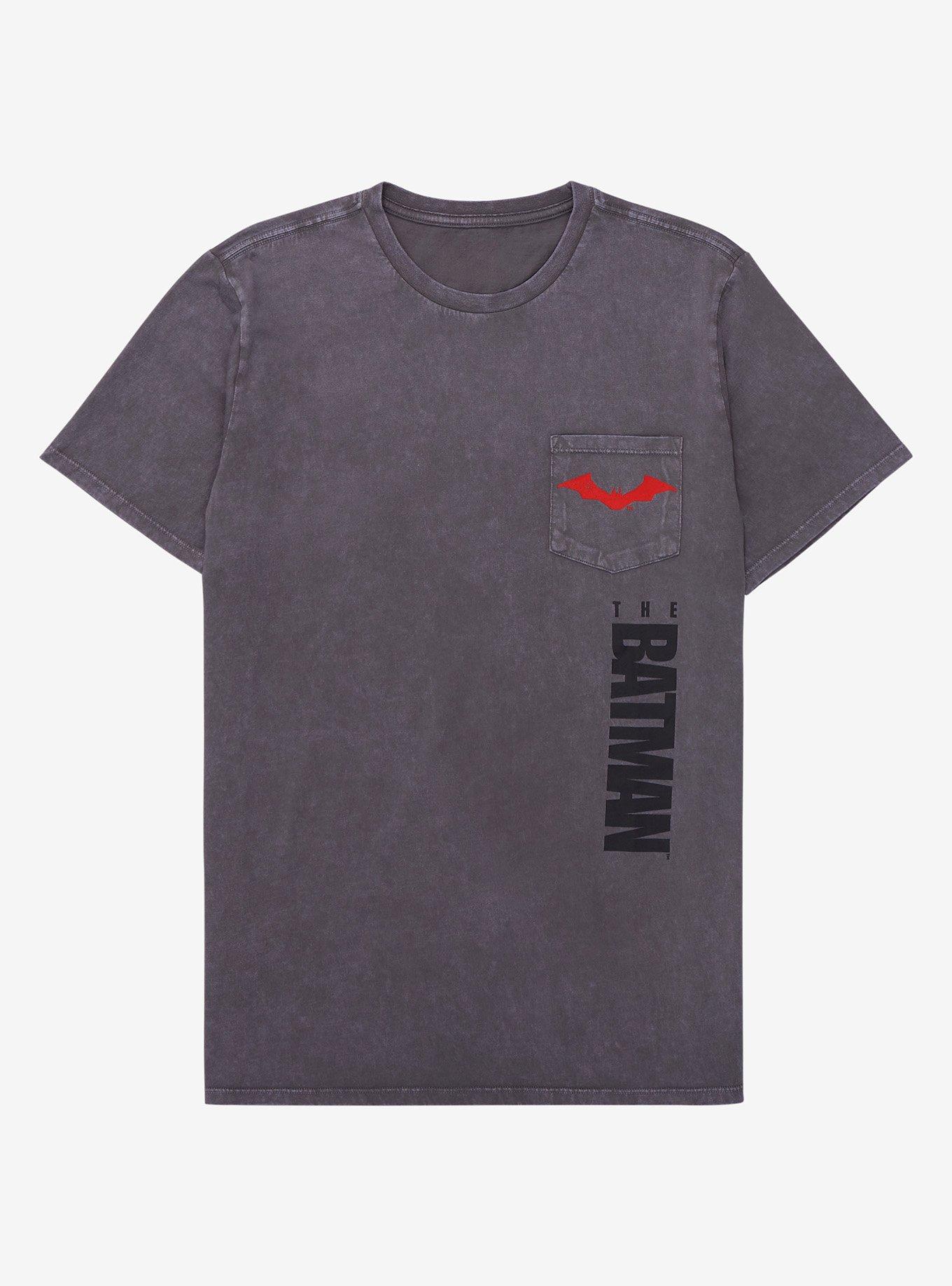 DC Comics The Batman Gotham City T-Shirt - BoxLunch Exclusive, ACID BLACK, hi-res