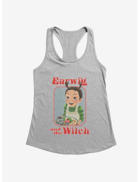Studio Ghibli Earwig And The Witch Served Girls Tank Top, HEATHER GREY, hi-res