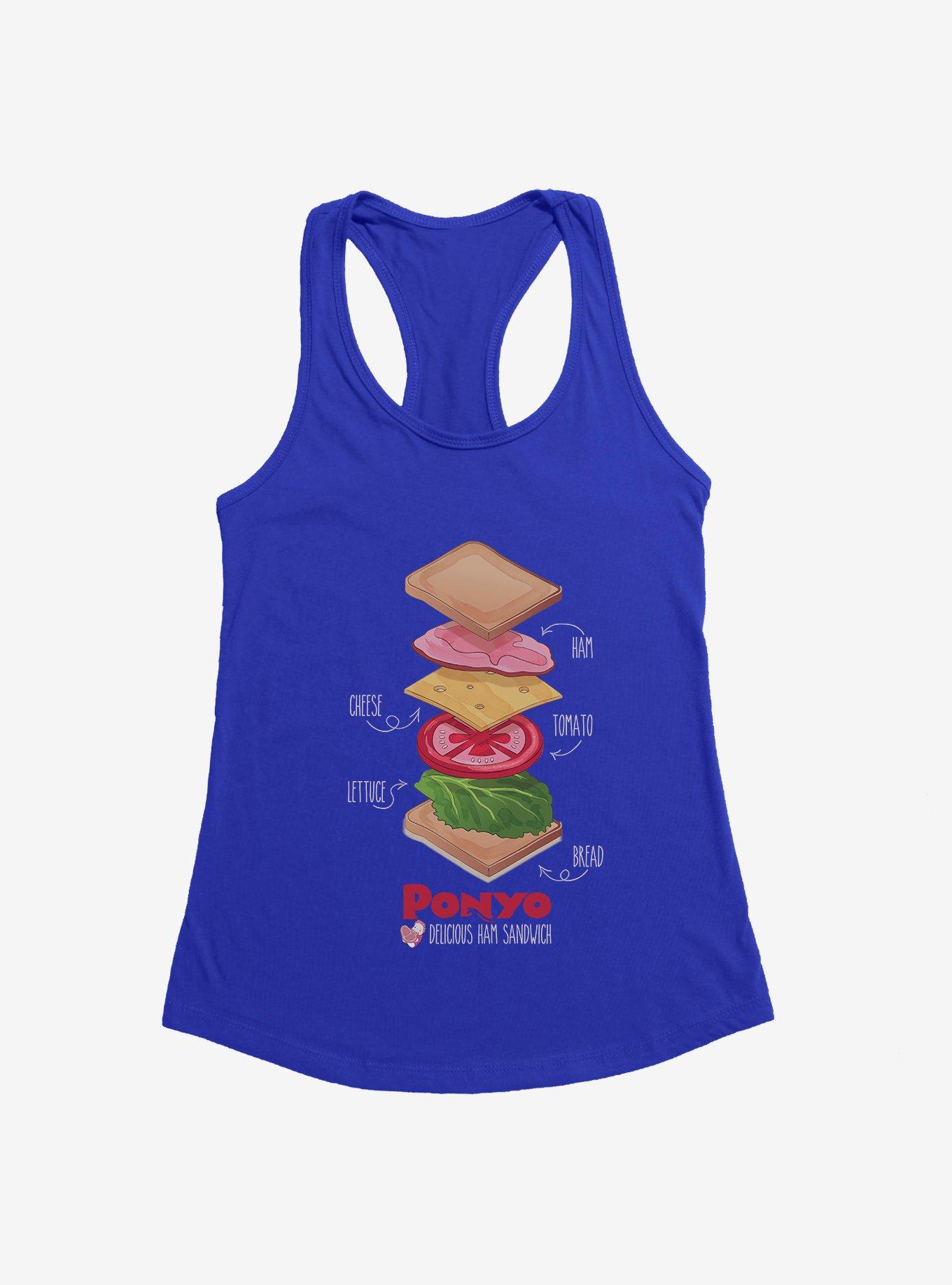 Studio Ghibli Ponyo Deconstructed Ham Sandwich Girls Tank Top, , hi-res