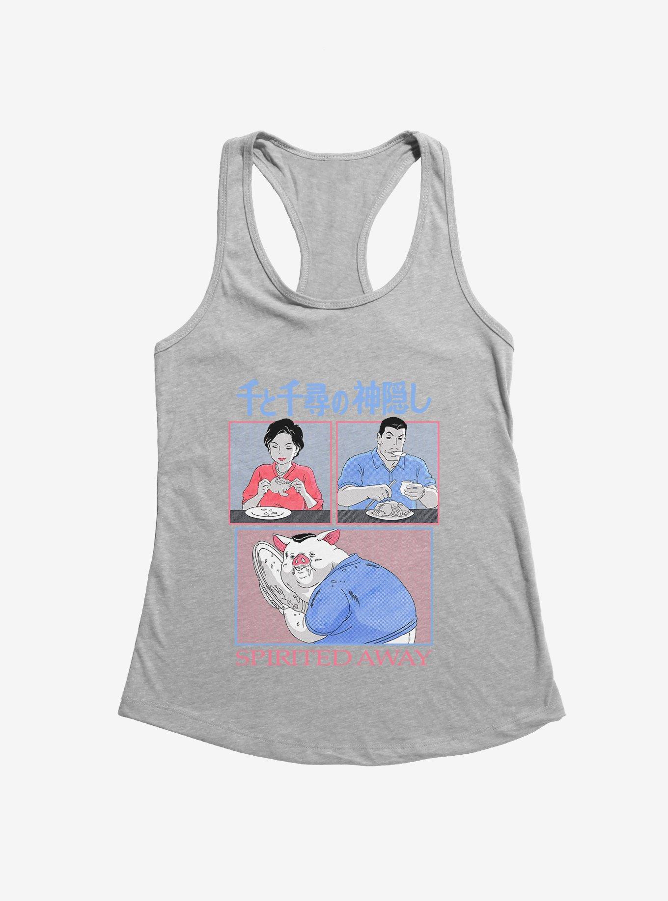 Studio Ghibli Spirited Away Chicken Dishes Girls Tank Top, HEATHER GREY, hi-res