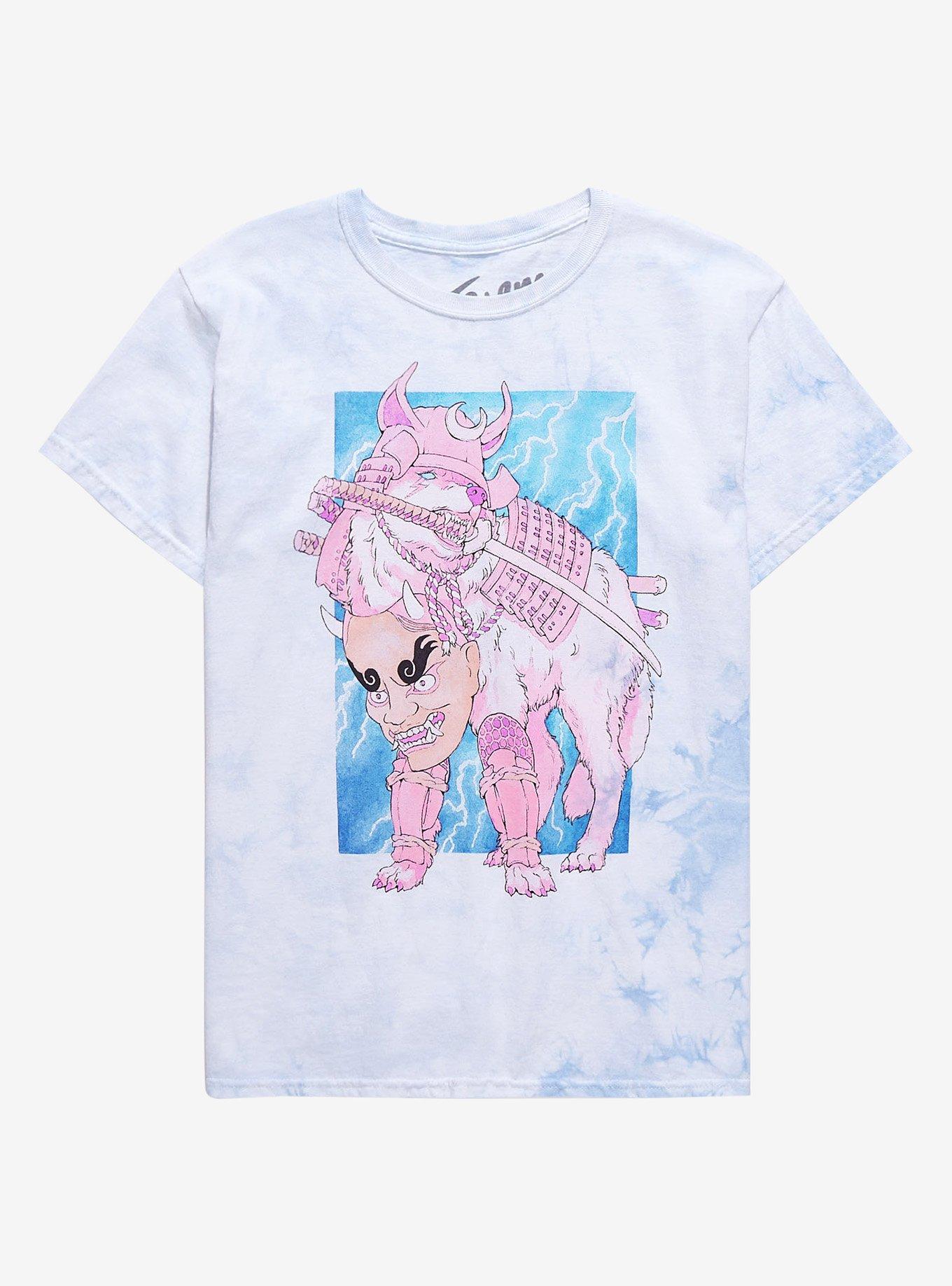 Raiju Tie-Dye T-Shirt By Totem Skin, MULTI, hi-res