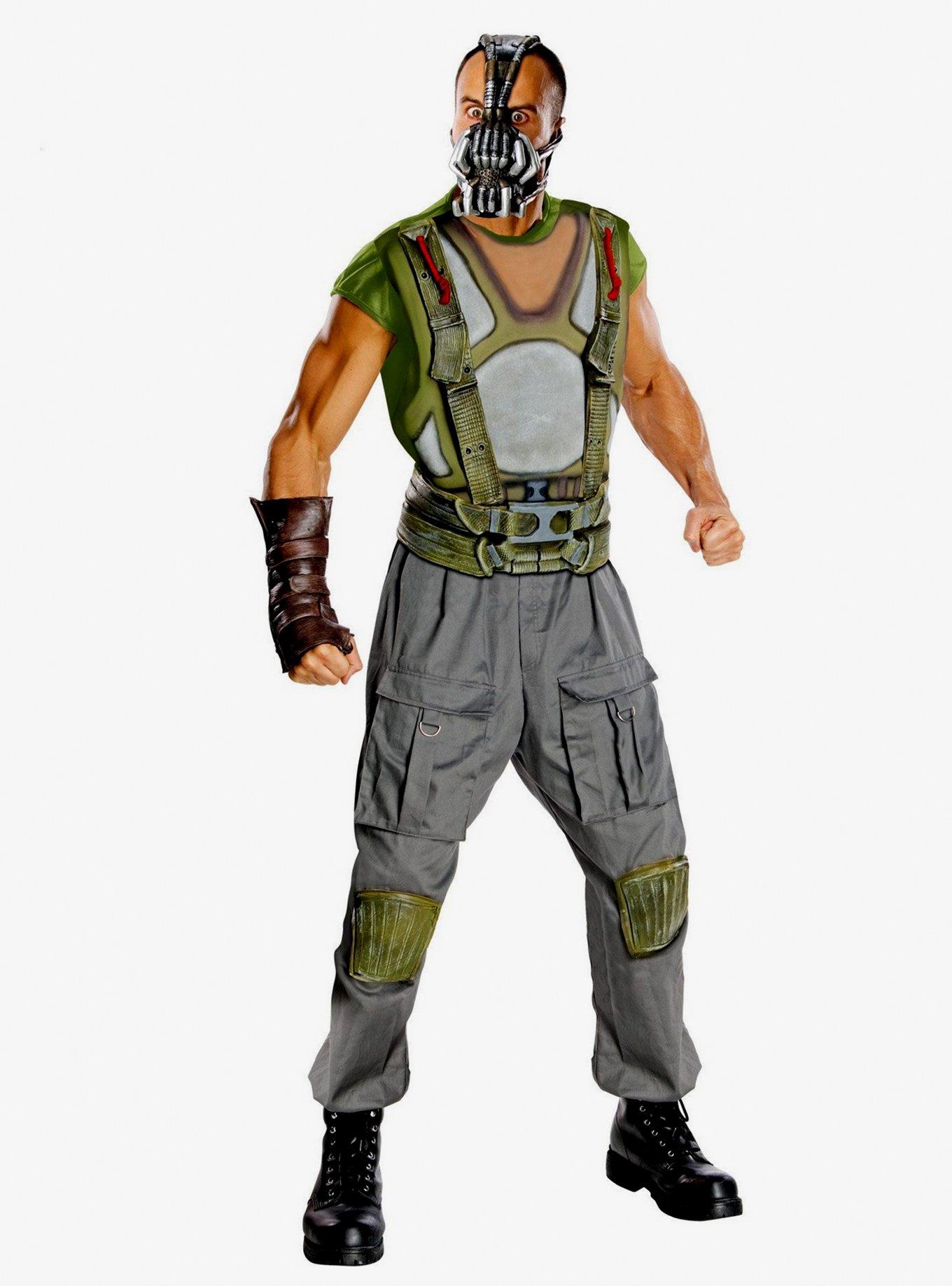 DC Comics Batman The Dark Knight Bane Deluxe Costume, GREY, hi-res