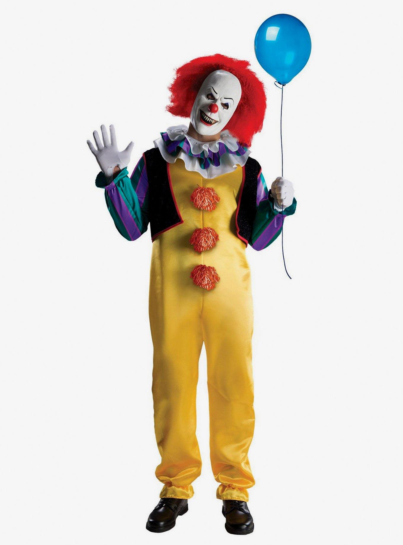 It Pennywise Deluxe Costume, MULTICOLOR, hi-res
