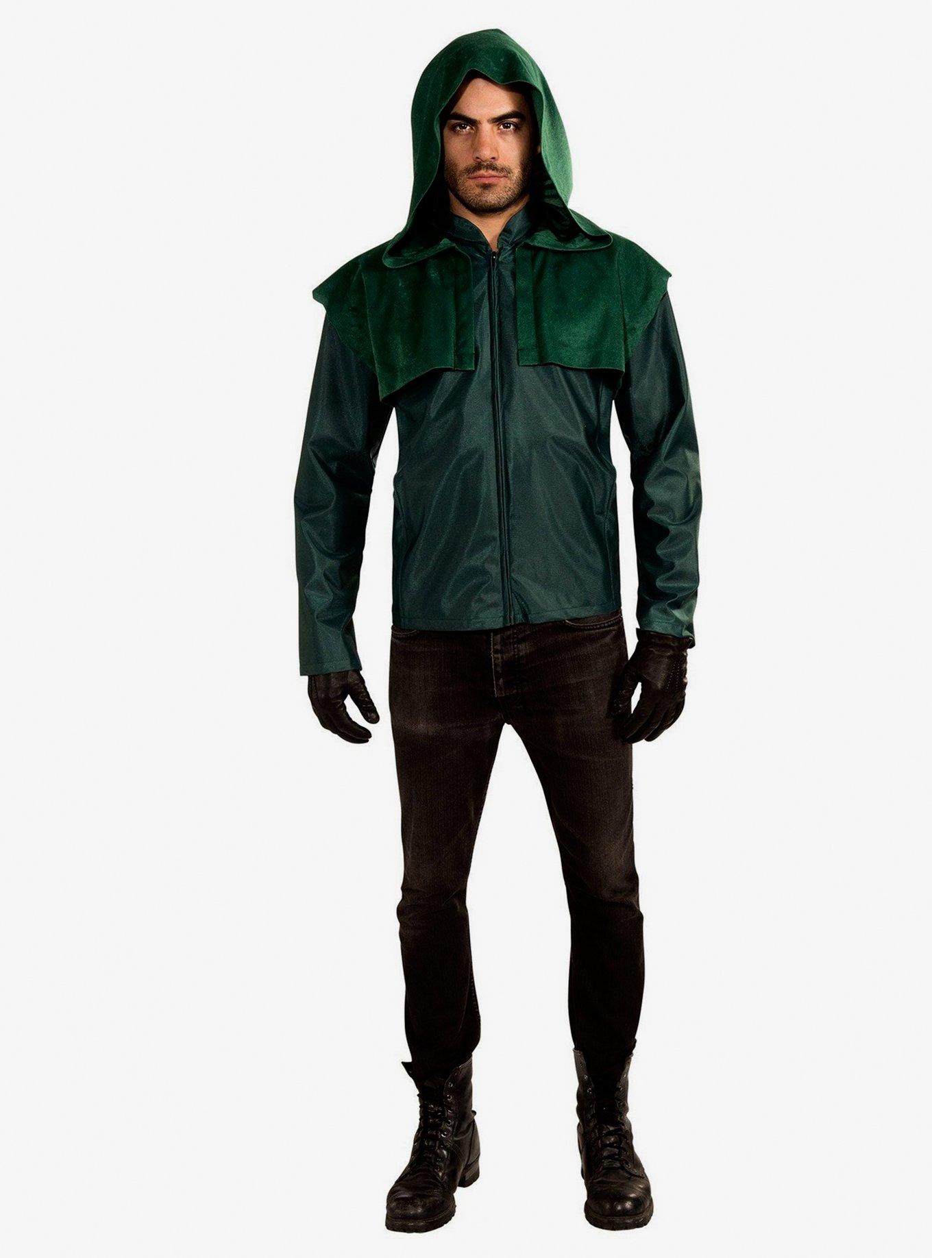 DC Comics Green Arrow Deluxe Costume, GREEN, hi-res