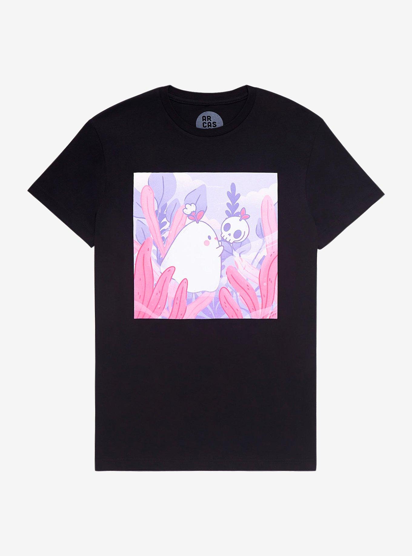 Reunited Ghost & Skull T-Shirt By Arcasian | Hot Topic