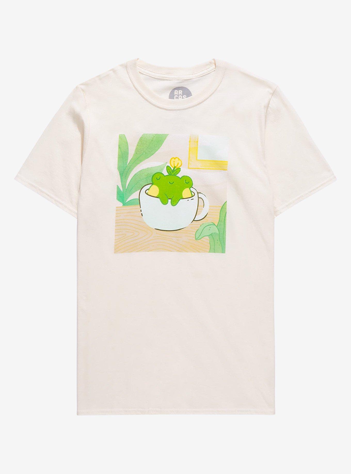 Frog Teacup T-Shirt By Arcasian, MULTI, hi-res