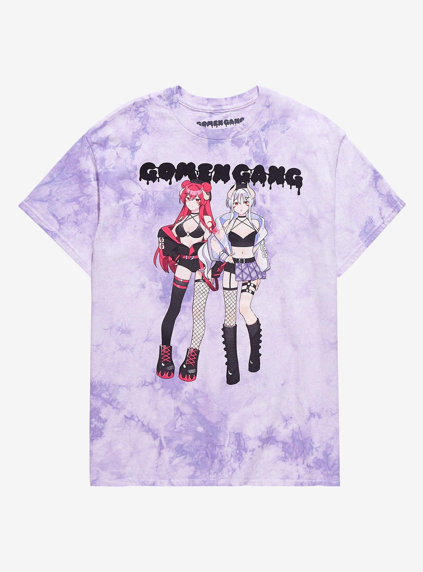 Streetwear Girls Tie-Dye T-Shirt By Gomen Gang, MULTI, hi-res