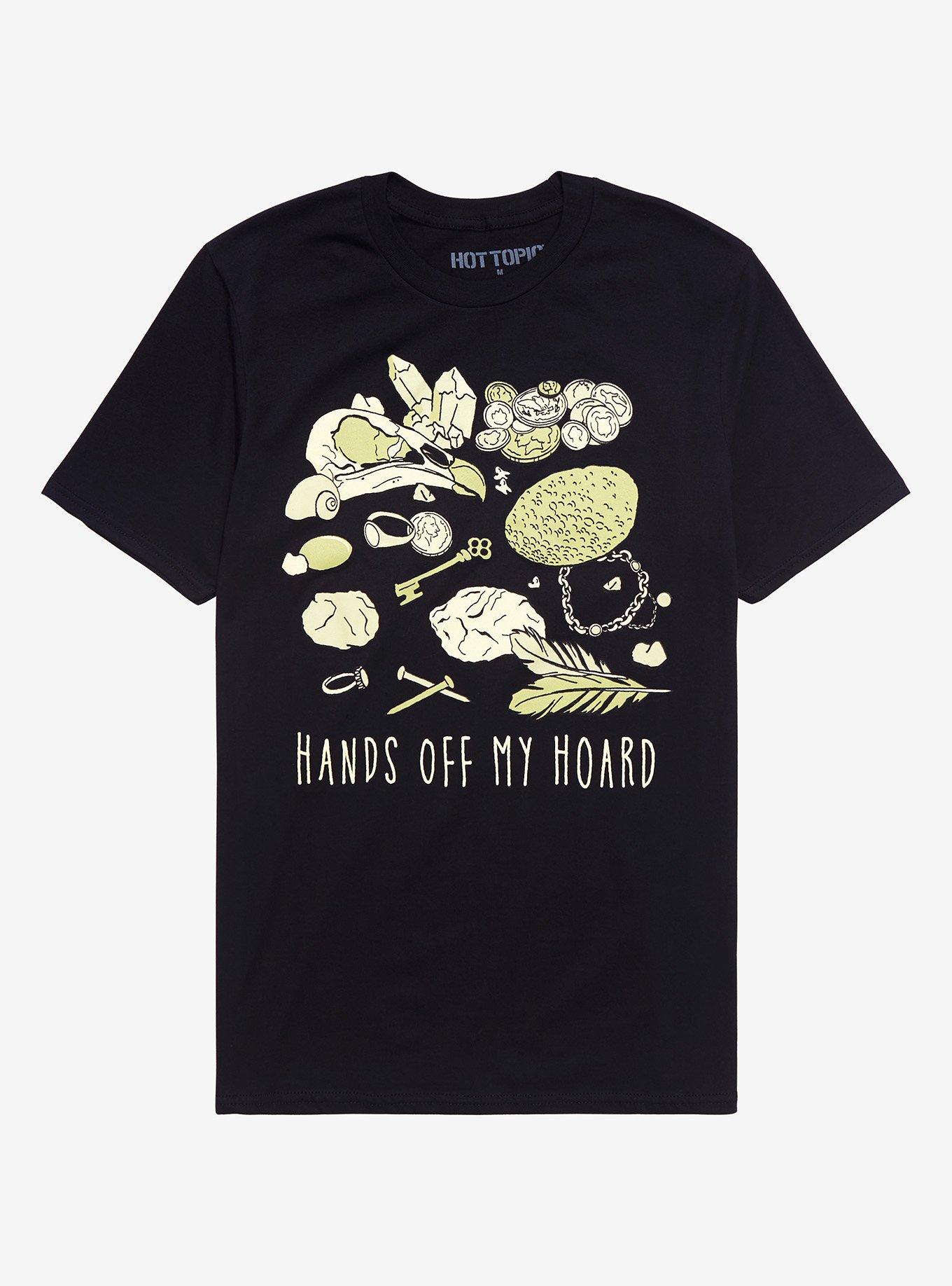 Hands Off Goblin Hoard T-Shirt, BLACK, hi-res