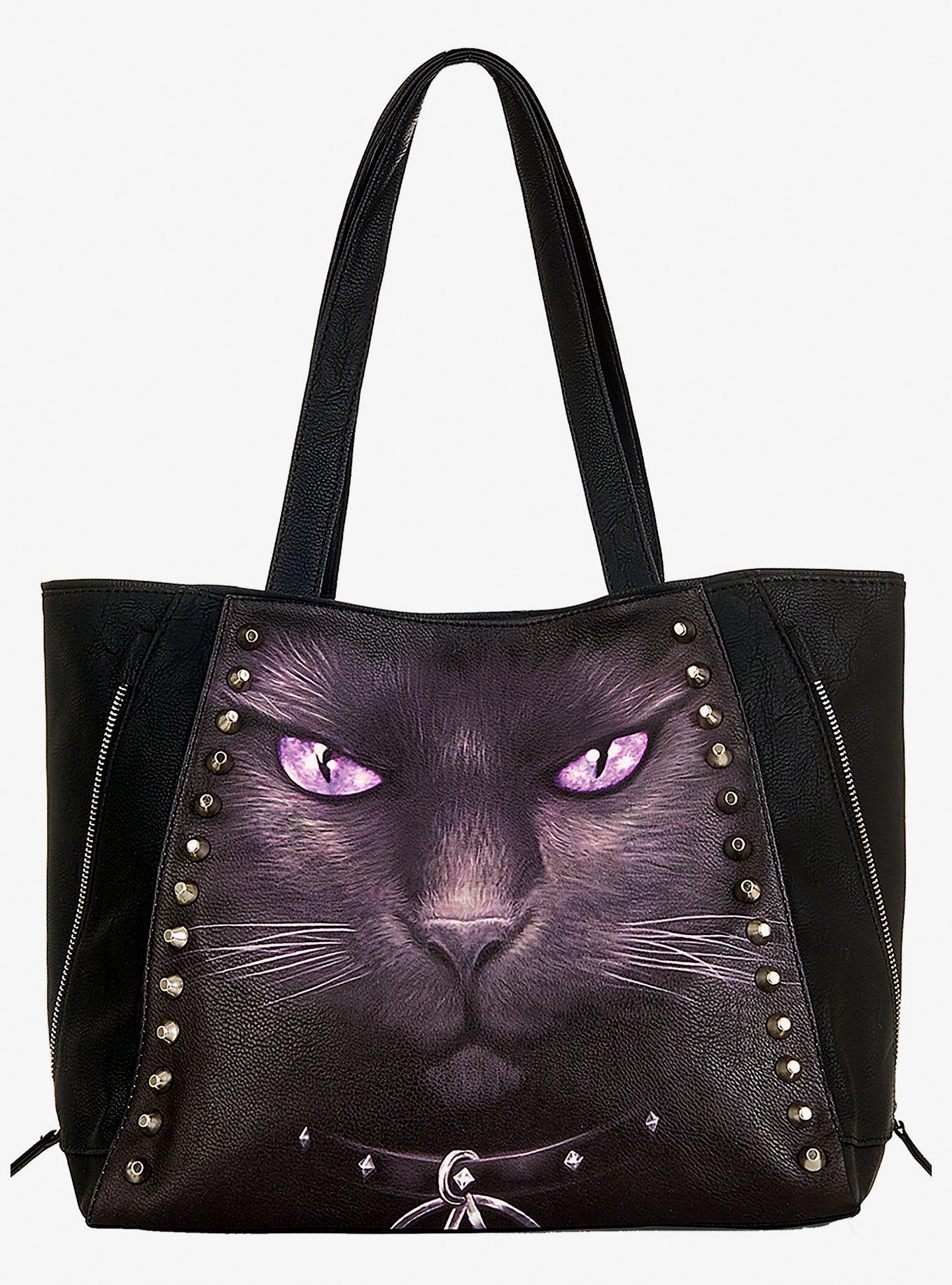 Black Cat Tote Bag, , hi-res