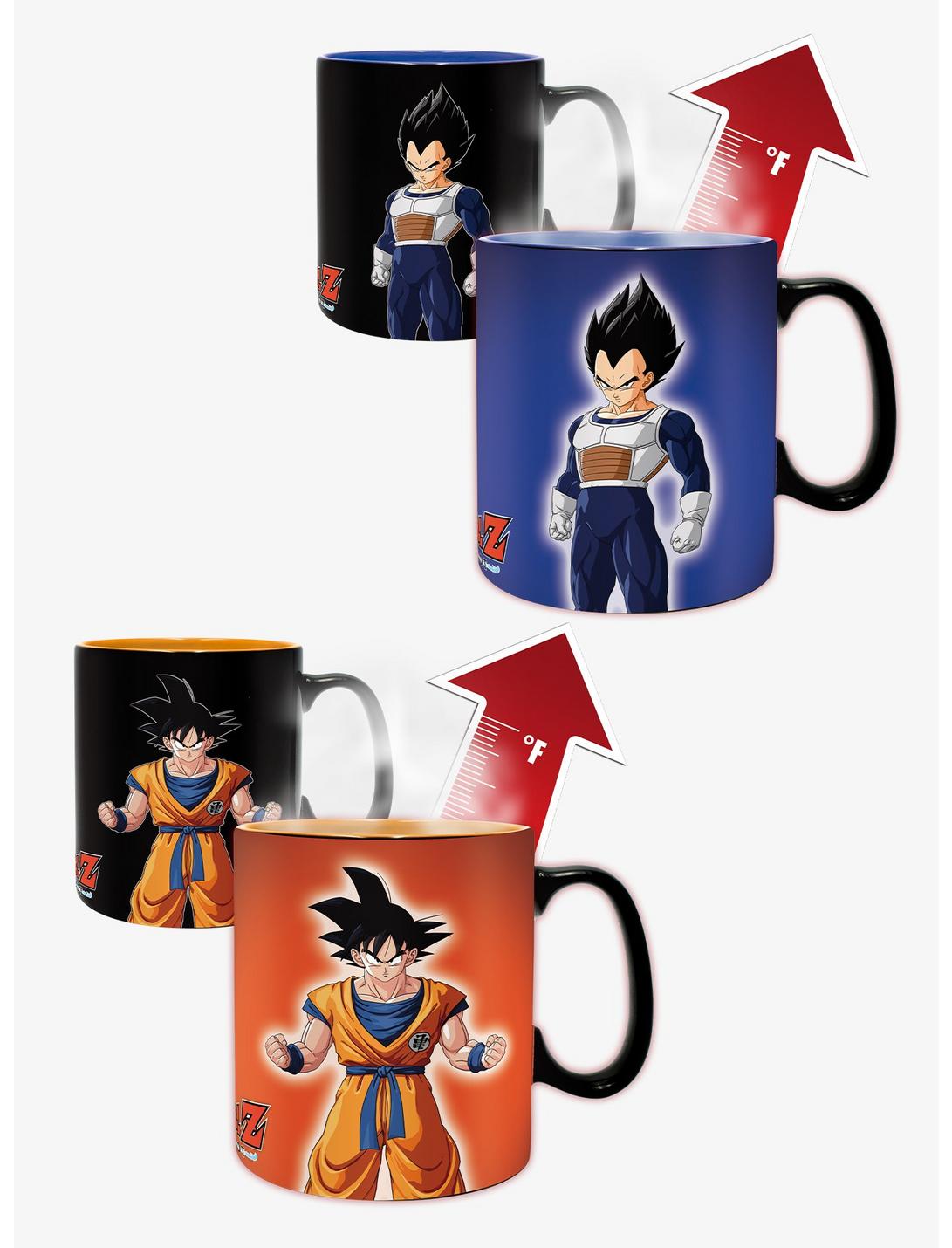 Dragon Ball Z Kakarot Goku and Vegeta Heat Change Mug Bundle, , hi-res