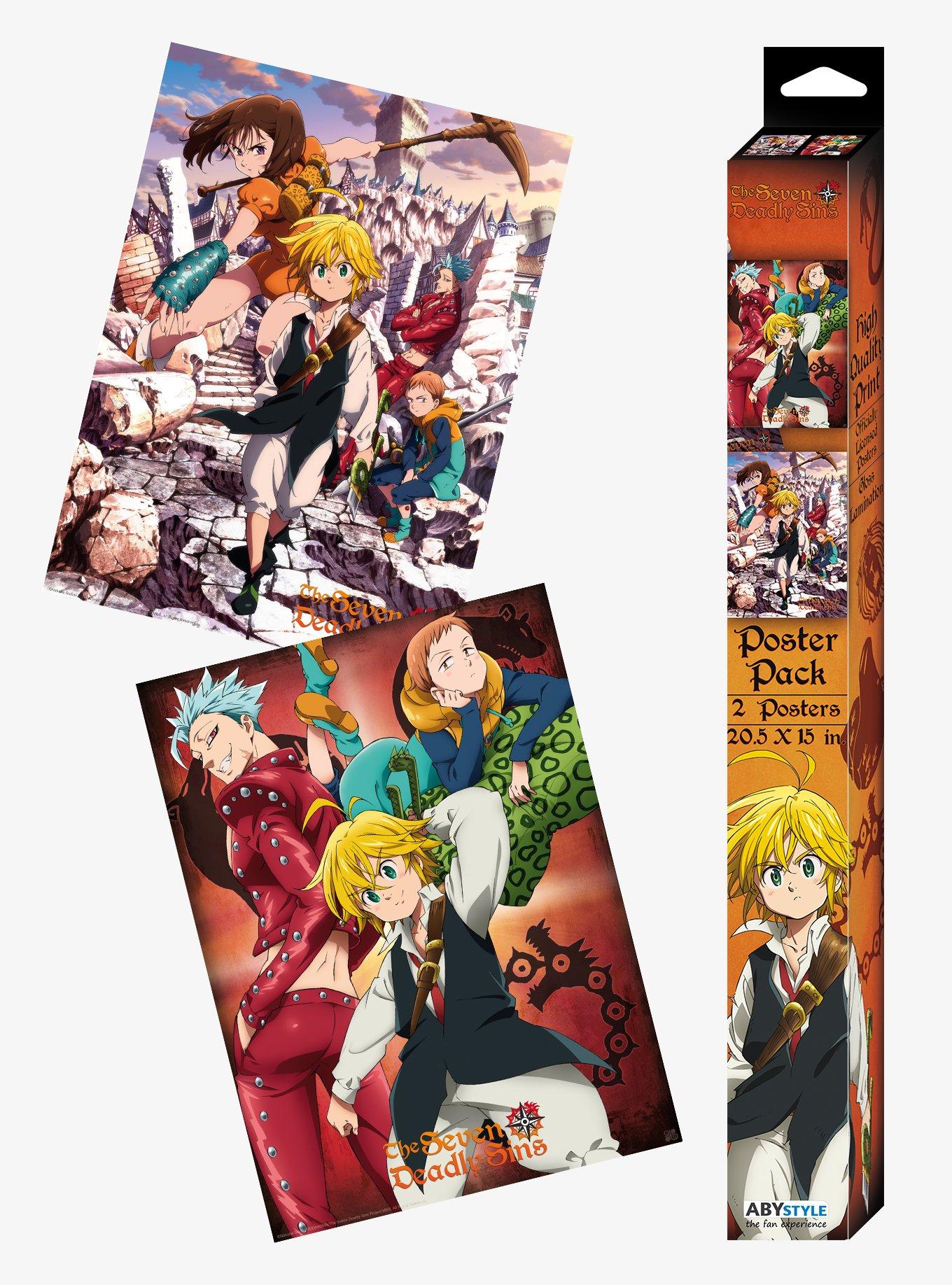 The Seven Deadly Sins Poster Set, , hi-res