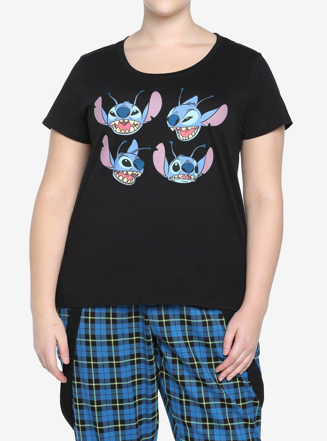 Disney Lilo & Stitch Expressions Girls T-Shirt Plus Size, MULTI, hi-res