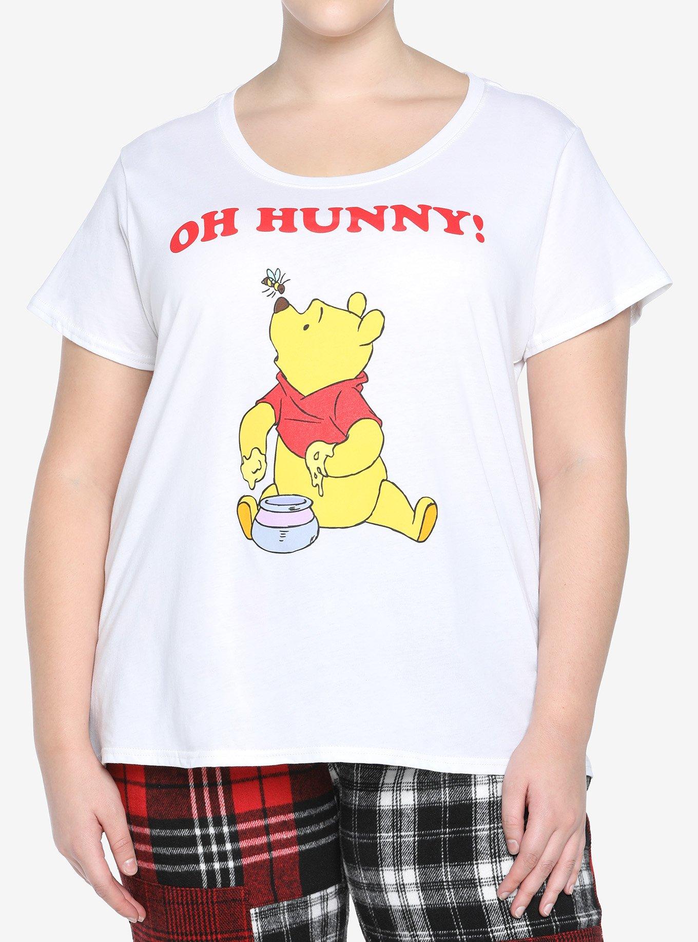 Disney Winnie The Pooh Oh Hunny Girls T-Shirt Plus Size, MULTI, hi-res