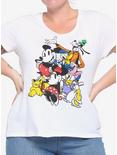 Disney Mickey Mouse And Friends Classic Girls T-Shirt Plus Size, MULTI, hi-res