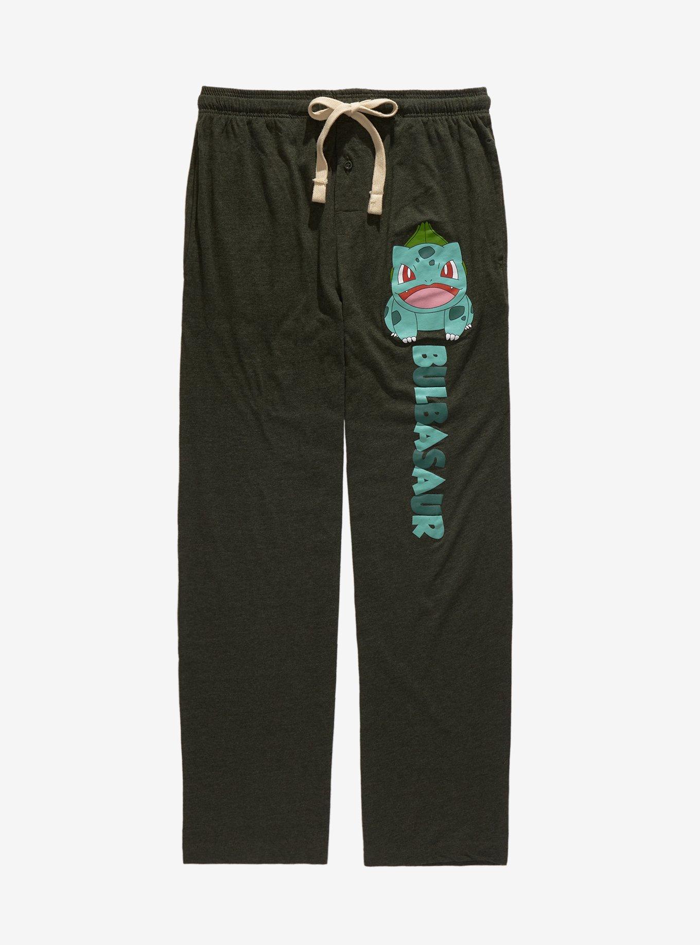 Pok&eacute;mon Bulbasaur Sleep Pants - BoxLunch Exclusive, HUNTER GREEN, hi-res