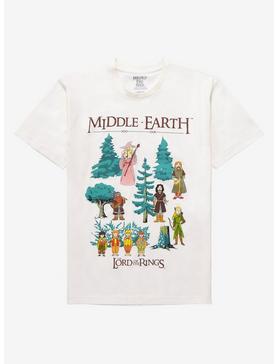 The Lord of the Rings Middle Earth Character Portraits Women’s T-Shirt - BoxLunch Exclusive, , hi-res
