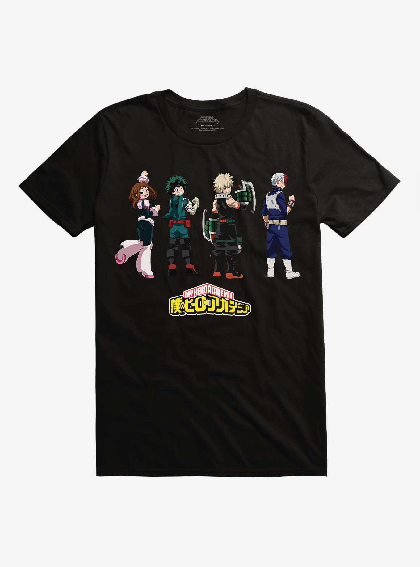 My Hero Academia Class 1A Quirk Suit Black T-Shirt, , hi-res