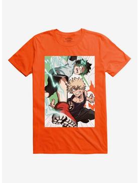 My Hero Academia Deku And Bakugo Orange T-Shirt, , hi-res