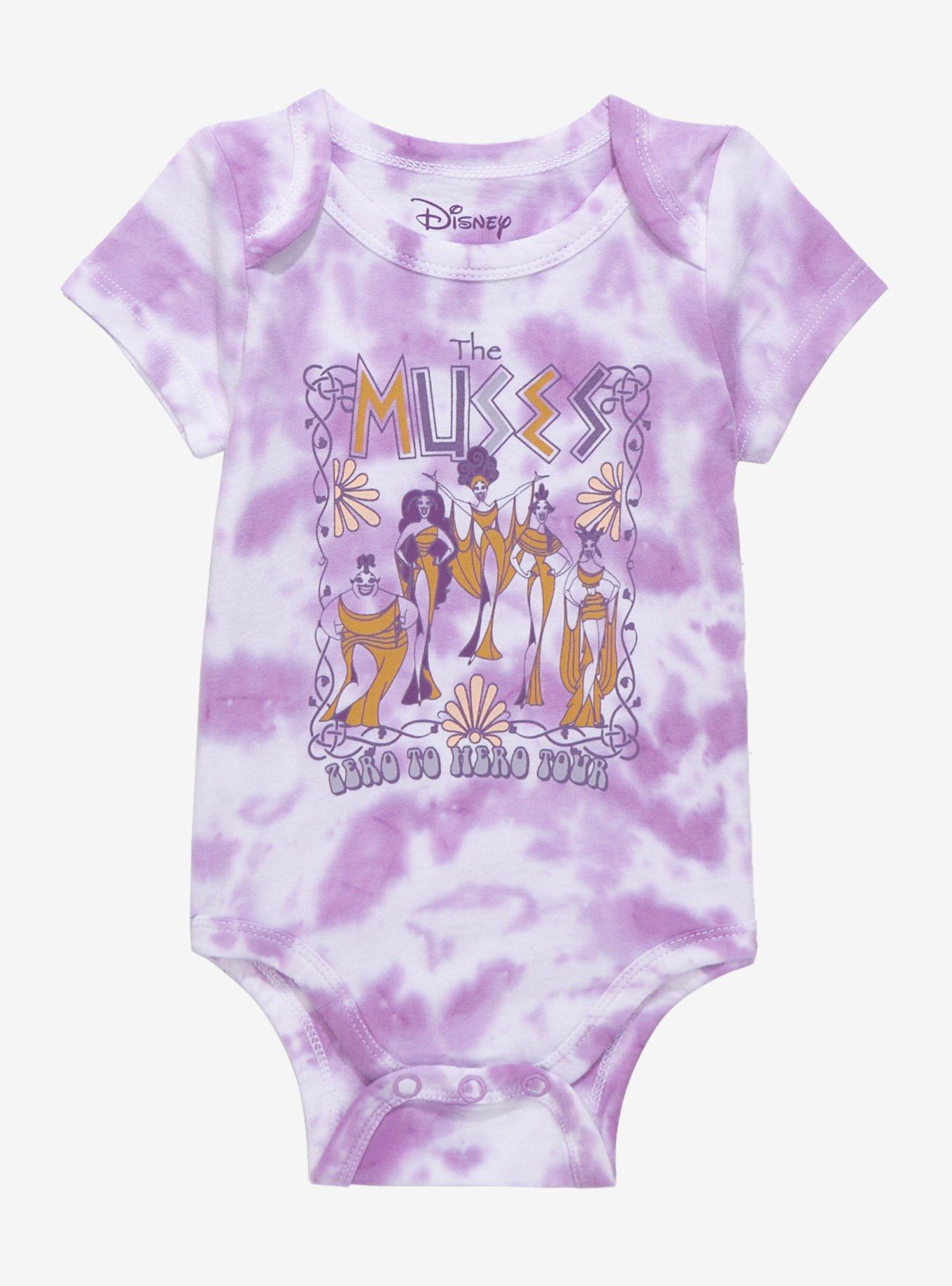 Our Universe Disney Hercules The Muses Zero to Hero Tour Tie-Dye Infant One-Piece - BoxLunch Exclusive, LIGHT PURPLE, hi-res