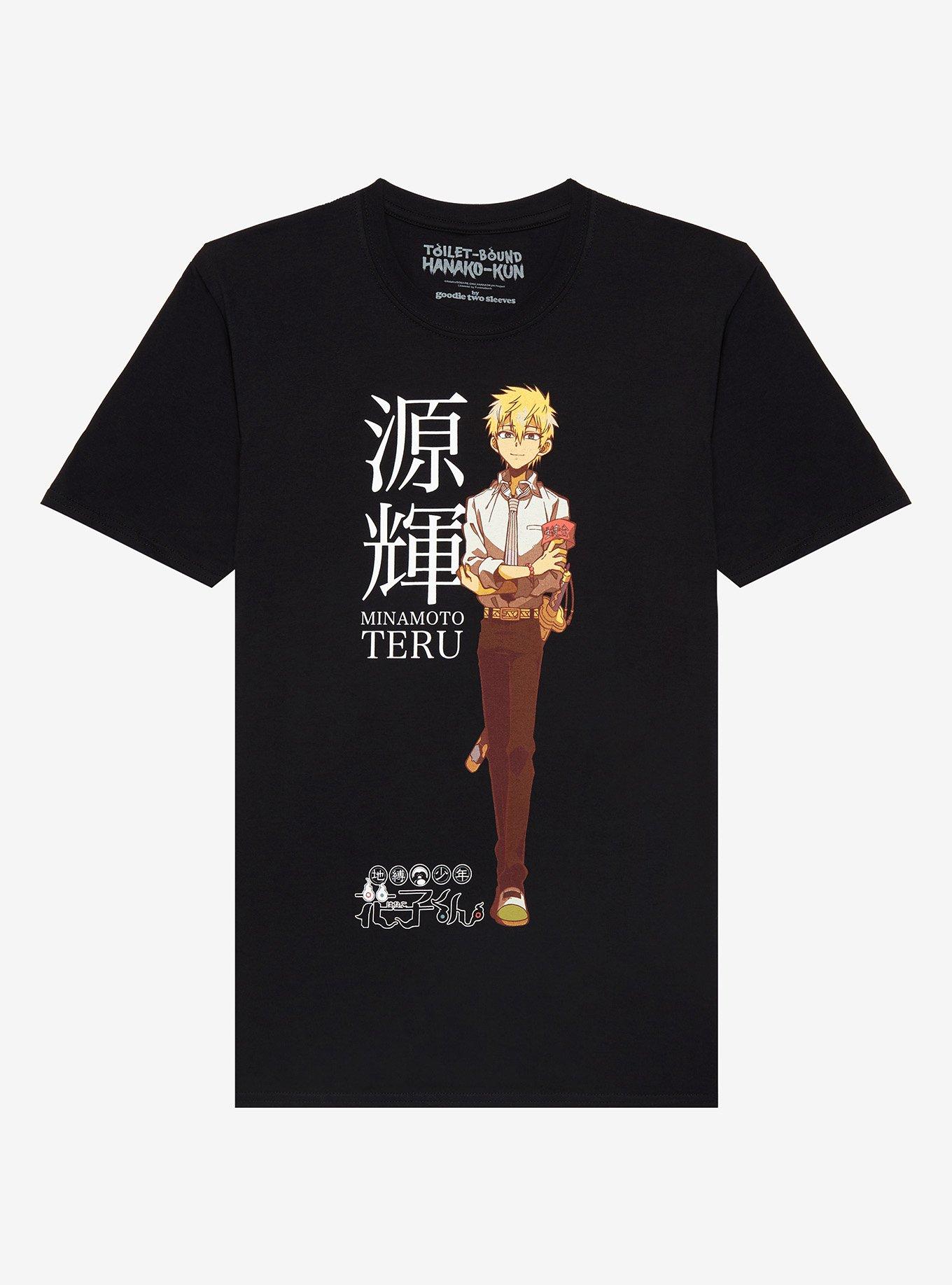 Toilet-Bound Hanako-Kun Minamoto Teru Character T-Shirt, BLACK, hi-res