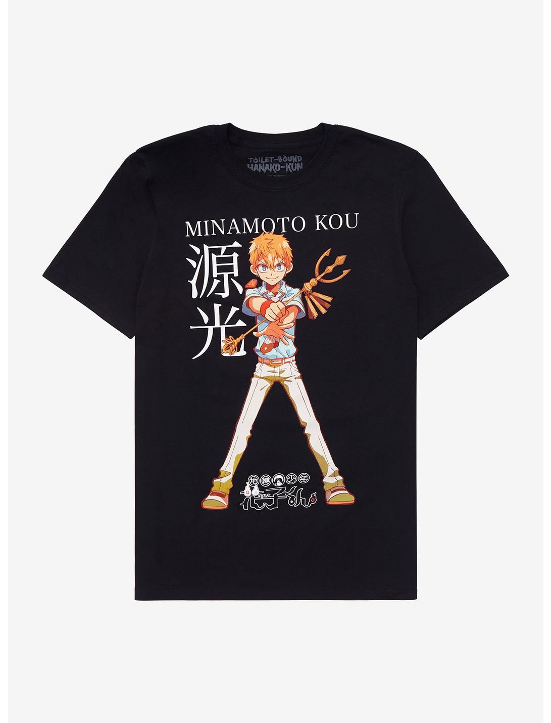 Toilet Bound Minamoto Kou T-Shirt, BLACK, hi-res