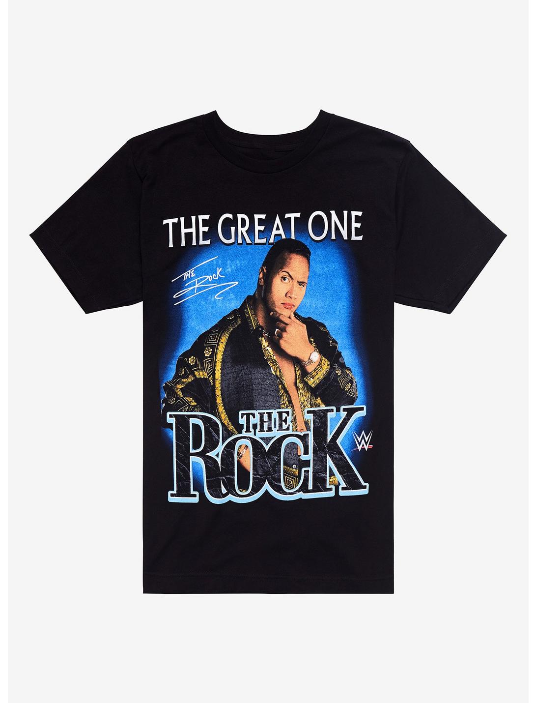 WWE The Rock Titles T-Shirt, BLACK, hi-res