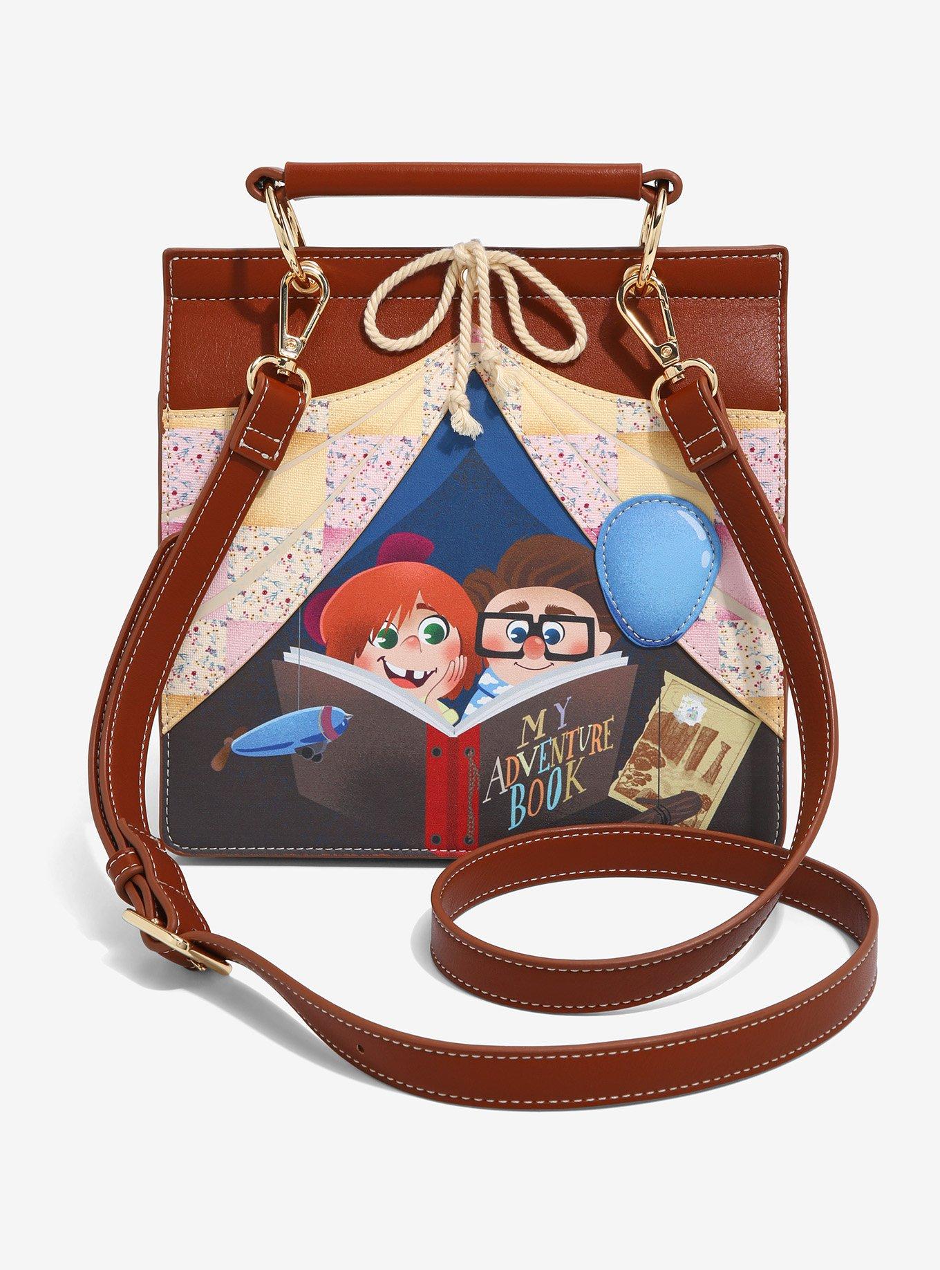 Disney Pixar Loungefly Up My Adventure Book Carl Ellie Handbag Cross body  Purse