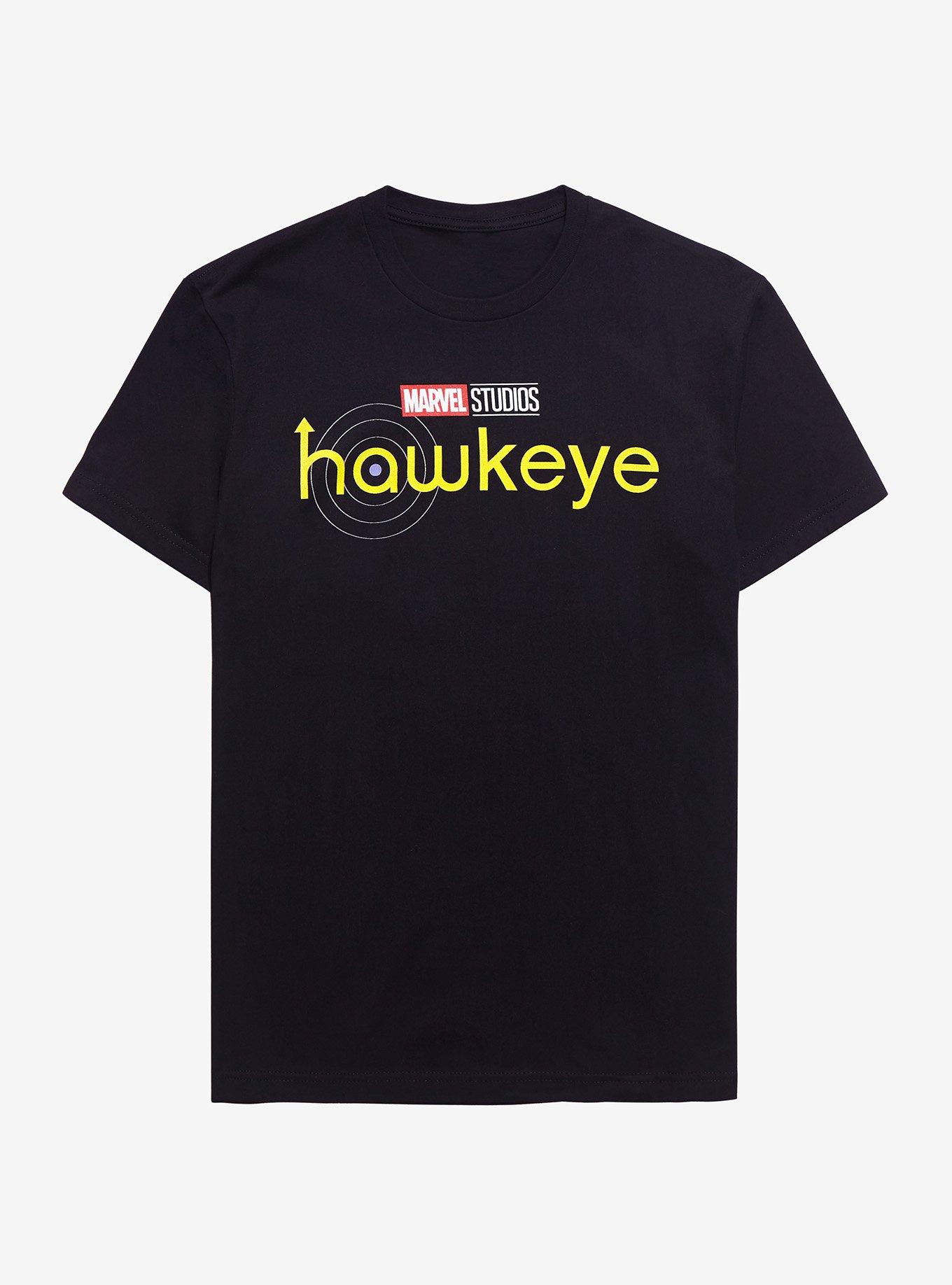 Marvel Hawkeye Title Logo T-Shirt, BLACK, hi-res