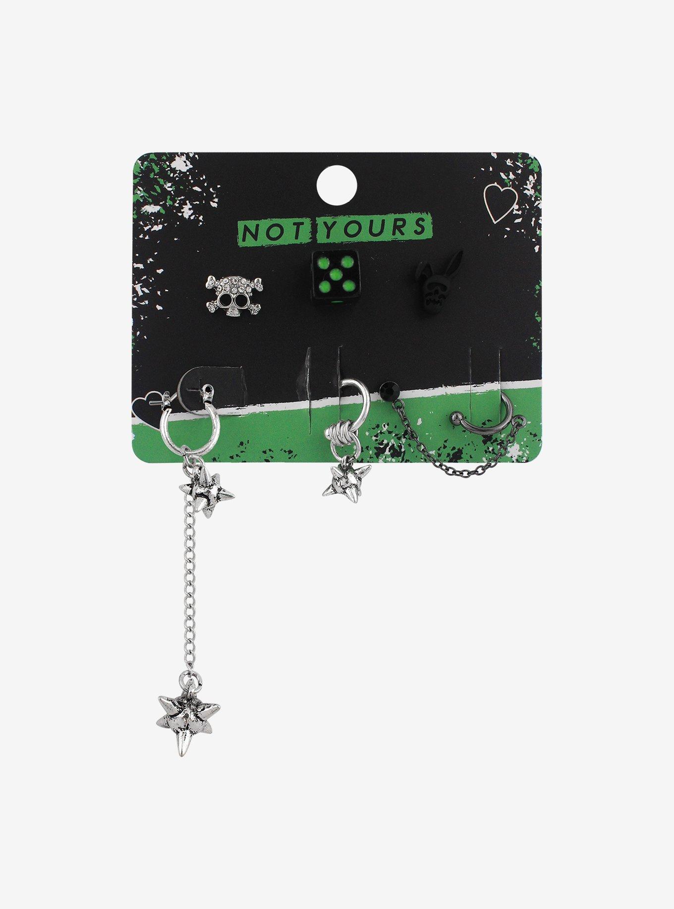 Spike earrings hot best sale topic