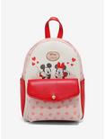 Her Universe Disney Mickey Mouse & Minnie Mouse Hearts Mini Backpack, , hi-res