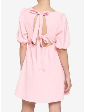 Pink Bow Babydoll Dress, , hi-res