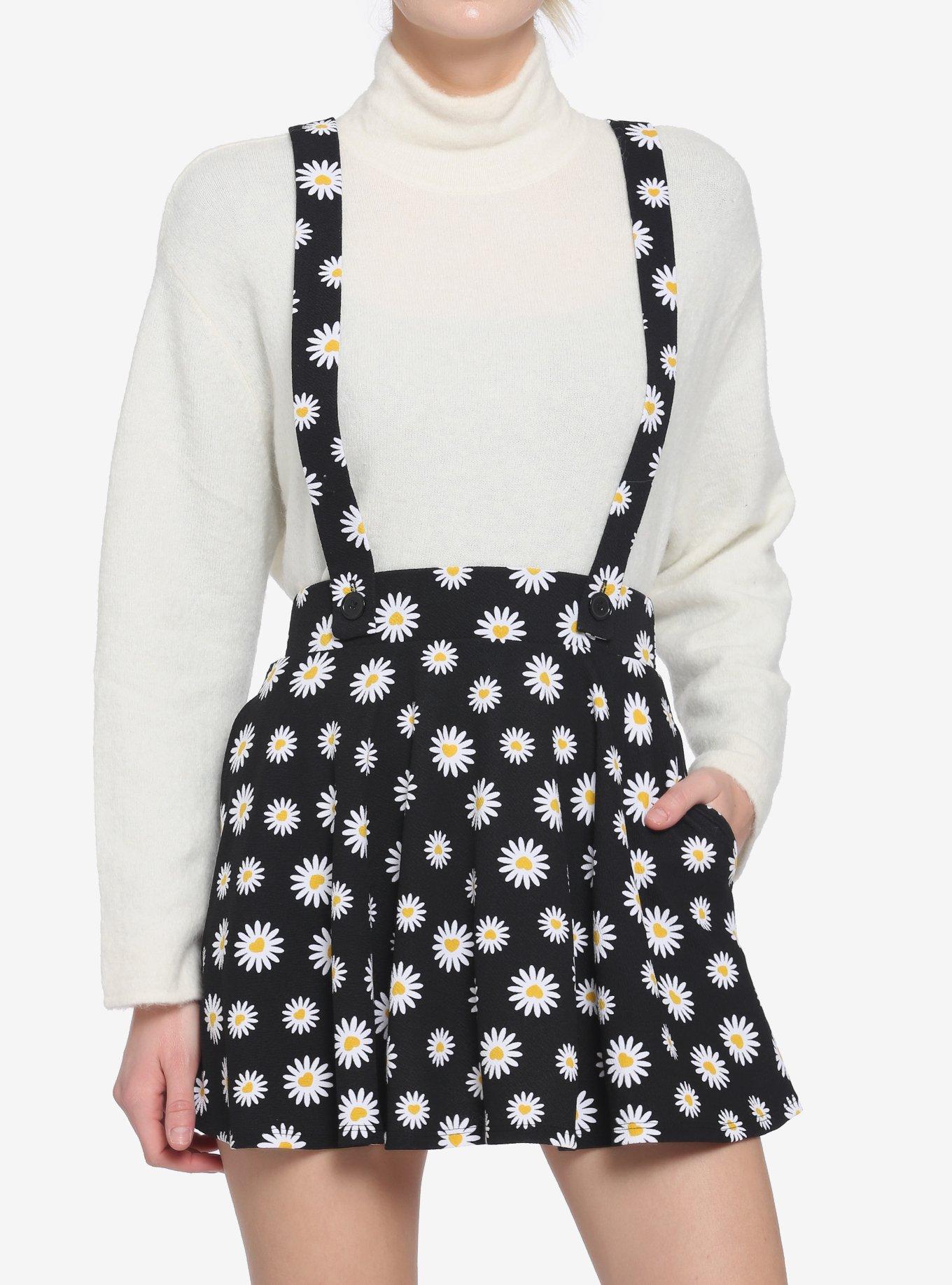 Daisy Heart Suspender Skirt Hot Topic