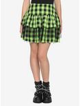 Green & Black Buffalo Plaid Layered Skirt, BUFFALO PLAID, hi-res
