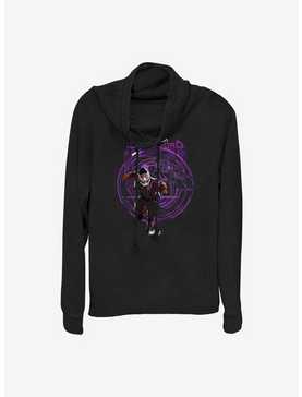 Marvel What If...? T'Challa Star-Lord Cowlneck Long-Sleeve Girls Top, , hi-res
