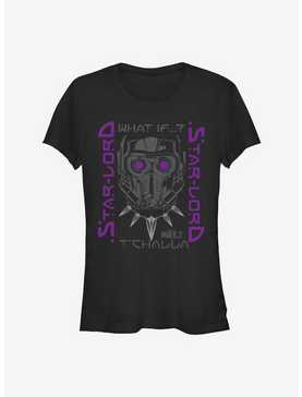 Marvel What If...? Star-Lord T'Challa Girls T-Shirt, , hi-res