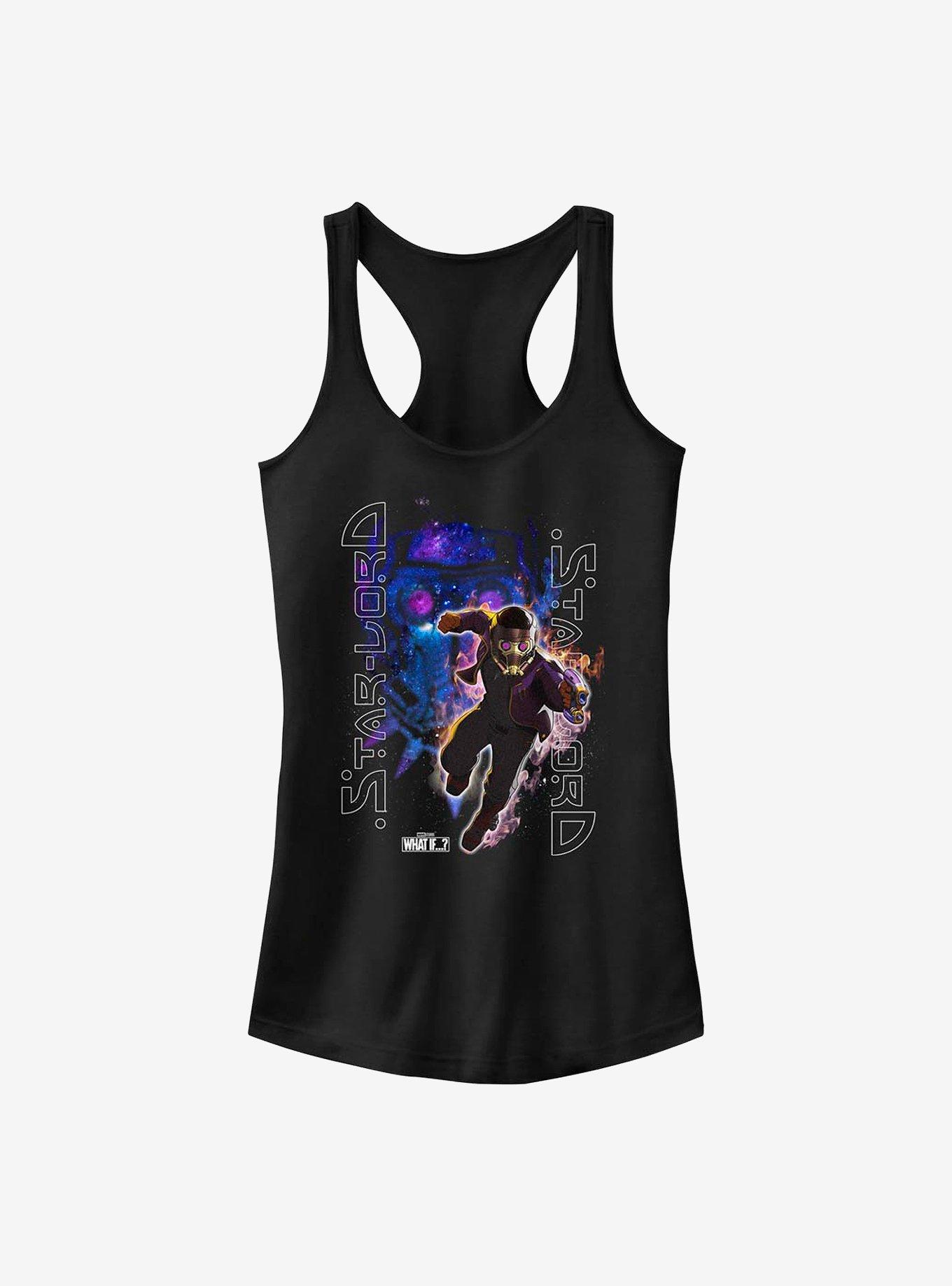 Marvel What If...? Galaxy King Star-Lord Girls Tank, BLACK, hi-res