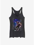 Marvel What If...? Galaxy King Star-Lord Girls Tank, BLK HTR, hi-res
