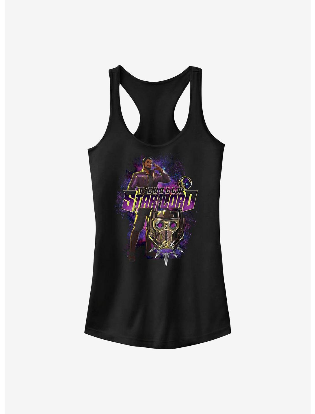 Marvel What If...? T'Challa Star-Lord Girls Tank, BLACK, hi-res