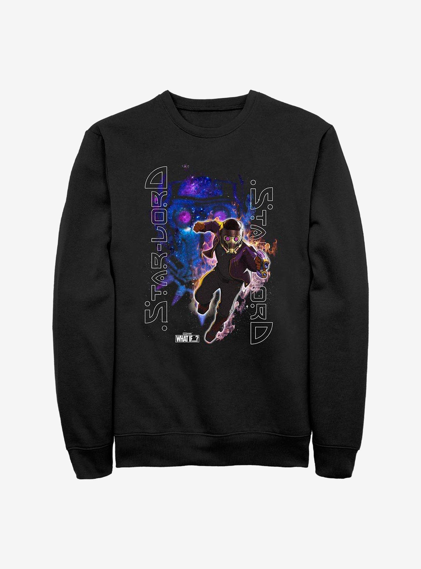 Marvel What If...? Galaxy King Star-Lord Crew Sweatshirt, , hi-res