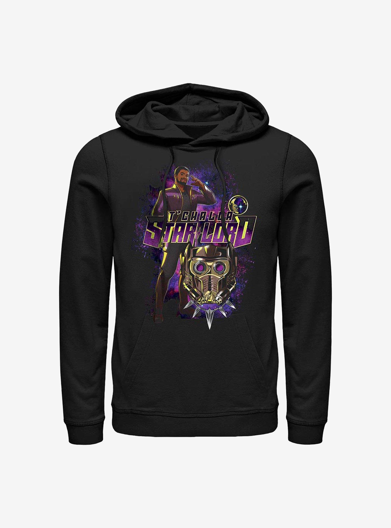 Marvel What If...? T'Challa Star-Lord Hoodie, BLACK, hi-res