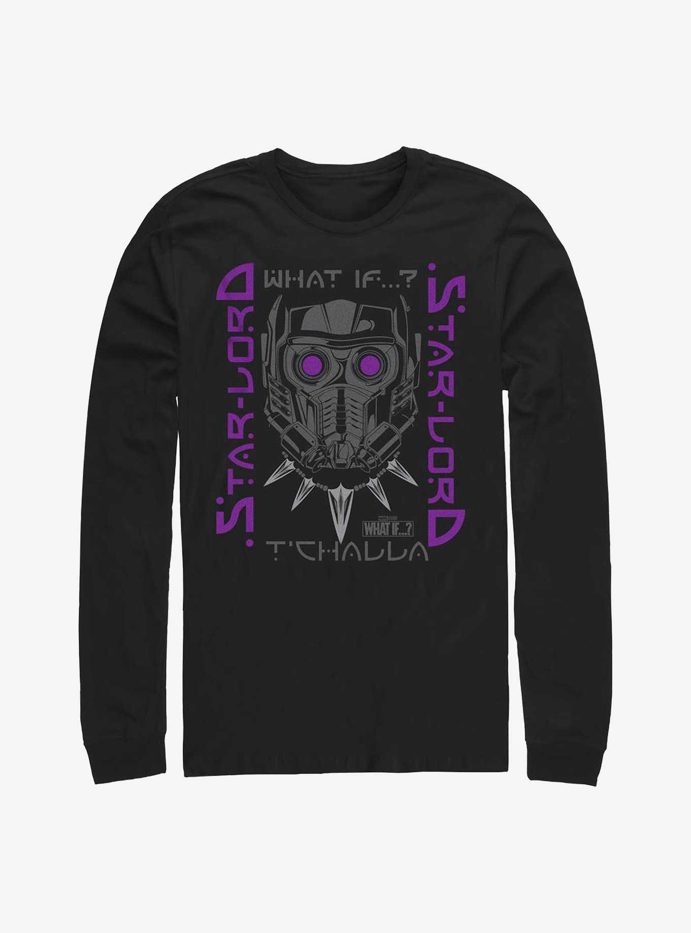 Marvel What If...? Star-Lord T'Challa Long-Sleeve T-Shirt, , hi-res