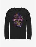 Marvel What If...? T'Challa Star-Lord Long-Sleeve T-Shirt, BLACK, hi-res