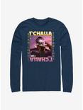 Marvel What If...? T'Challa Was Star-Lord Frame Long-Sleeve T-Shirt, NAVY, hi-res